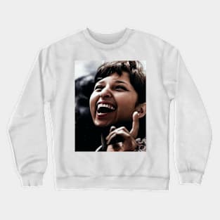 Colorized The Laugh Vintage Portrait Crewneck Sweatshirt